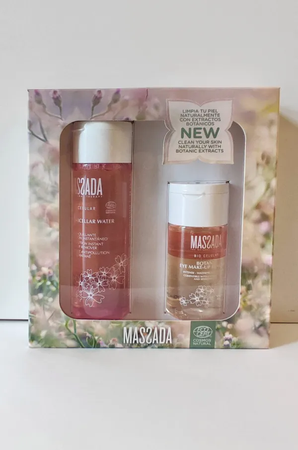 Mio Staf cosmètica, Pack Massada Bio cel·lular - Botanic Micellar Water + Botanic Eye Make-up Remover